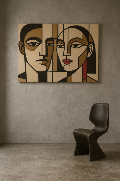 Vibrant Duo / Leinwandbild