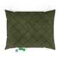 Cozy Pet Bed - Heimtierbett Brainded Pattern Olive (S/M/L) - WOOVE