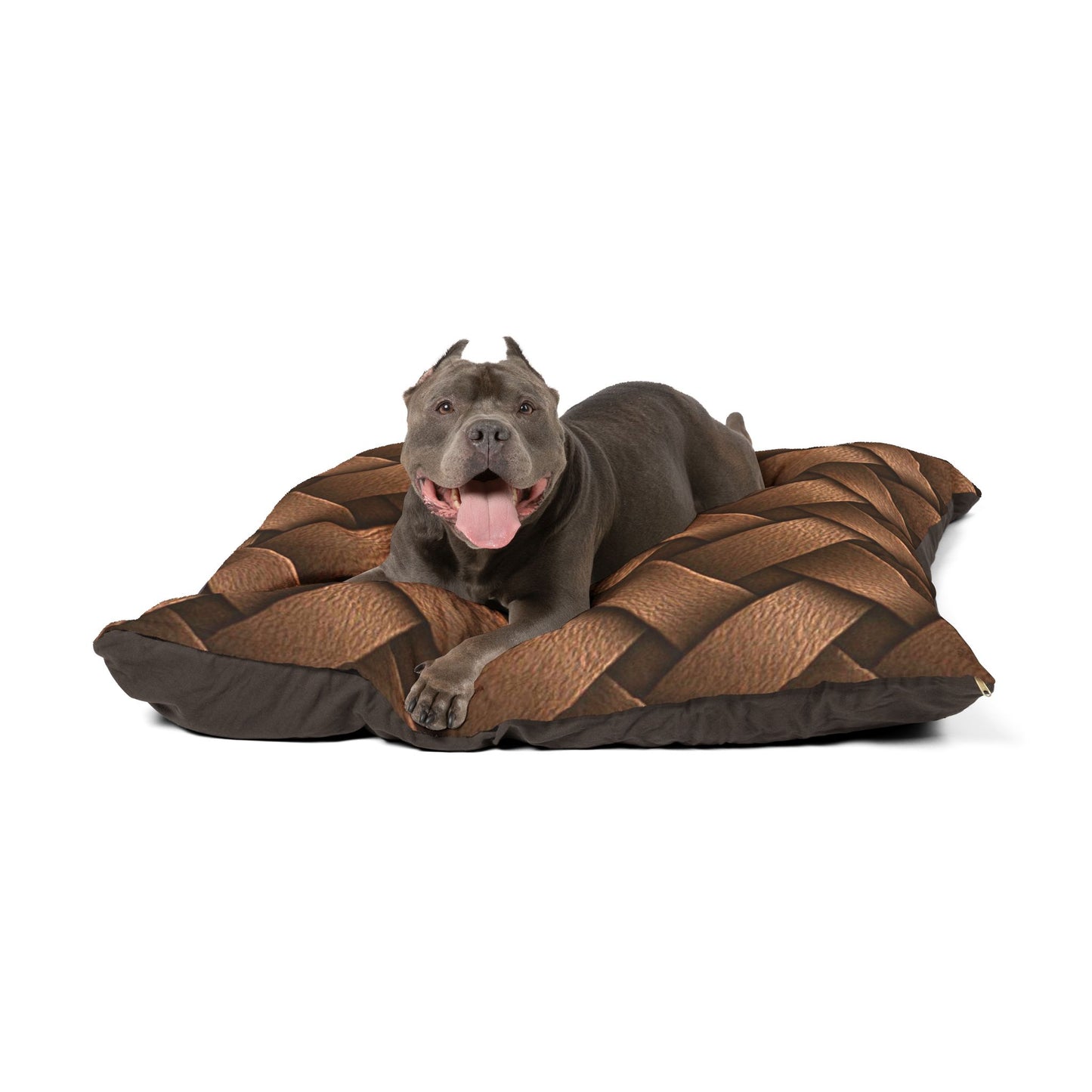 Cozy Pet Bed - Heimtierbett  Brainded Pattern Brown (S/M/L) - WOOVE