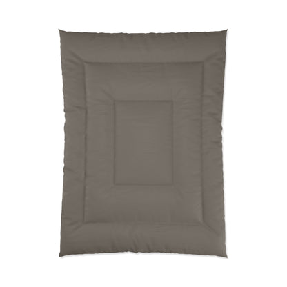 Design Comforter – stilvolle Tagesdecke mit weichem Griff - Dark Taupe - WOOVE