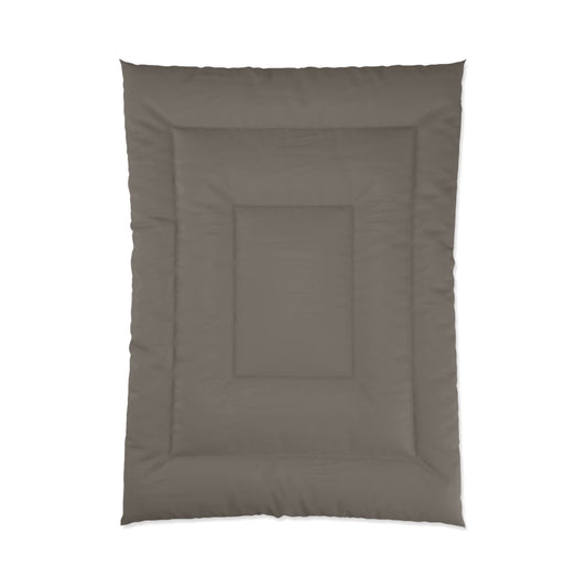 Design Comforter – stilvolle Tagesdecke mit weichem Griff - Dark Taupe - WOOVE