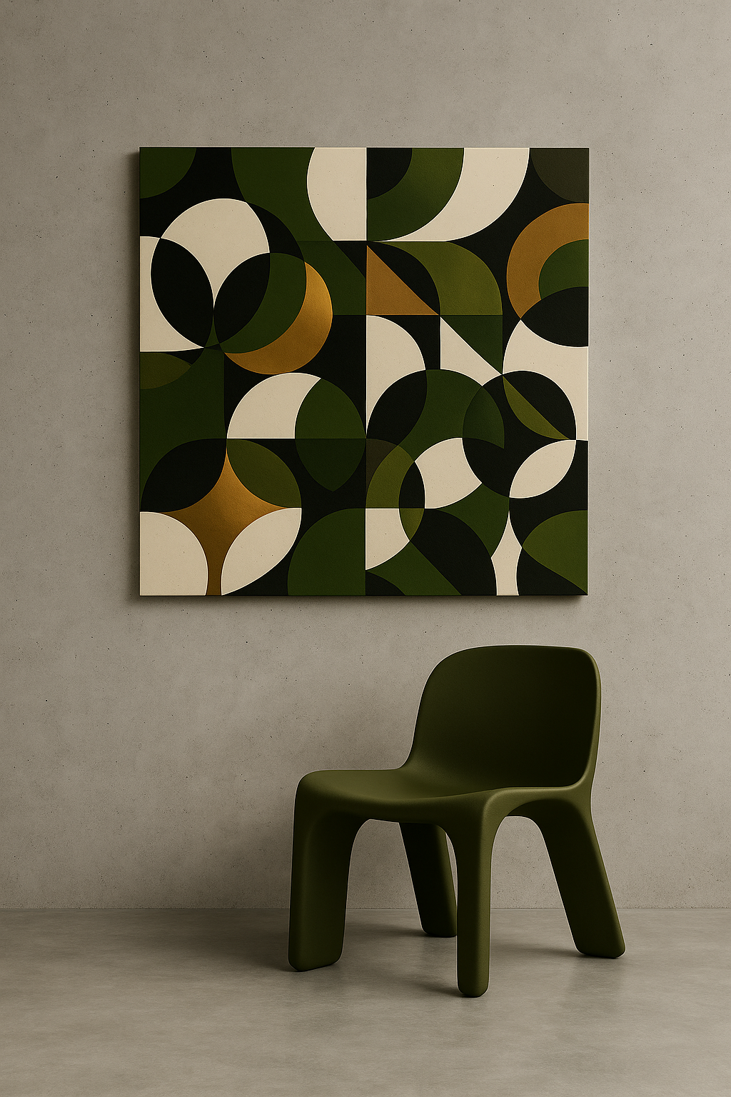 Orbital Harmony / Leinwandbild - WOOVE