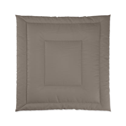 Design Comforter – stilvolle Tagesdecke mit weichem Griff - Taupe - WOOVE