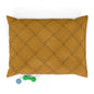Cozy Pet Bed - Heimtierbett - Brainded Pattern Mustard Yellow (S/M/L) - WOOVE