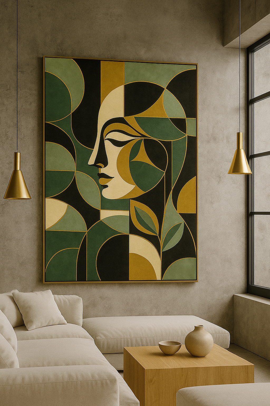 Golden Silence by NOA / Leinwandbild