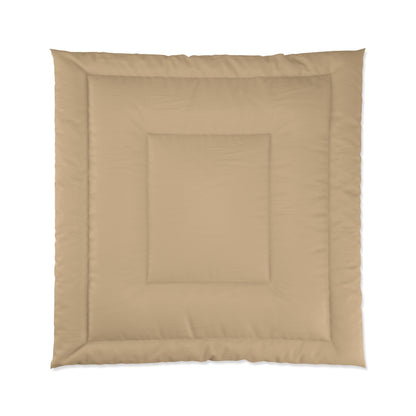 Design Comforter – stilvolle Tagesdecke mit weichem Griff - Cappuccino - WOOVE
