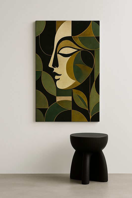 Golden Silence by NOA / Leinwandbild - WOOVE