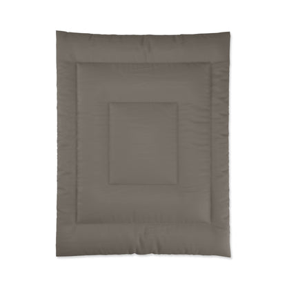 Design Comforter – stilvolle Tagesdecke mit weichem Griff - Dark Taupe - WOOVE
