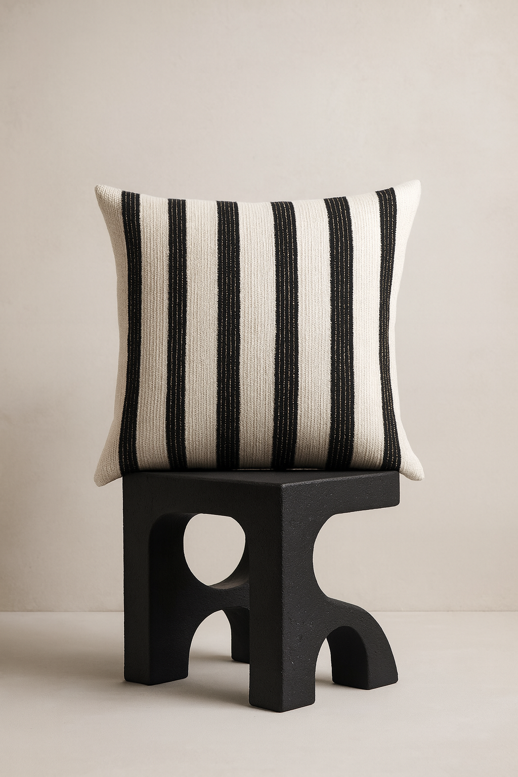 Mono Line 1 / Print-Kissenbezug - WOOVE