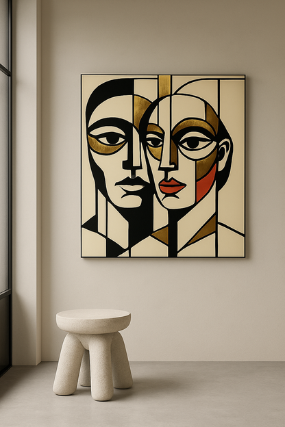 Dialogue / Leinwandbild