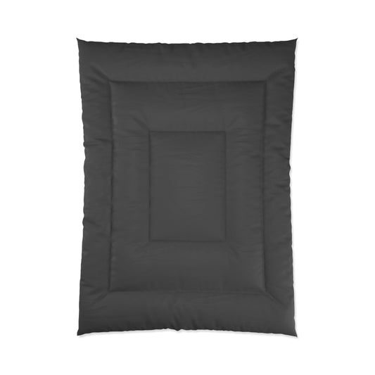 Design Comforter – stilvolle Tagesdecke mit weichem Griff - Black - WOOVE