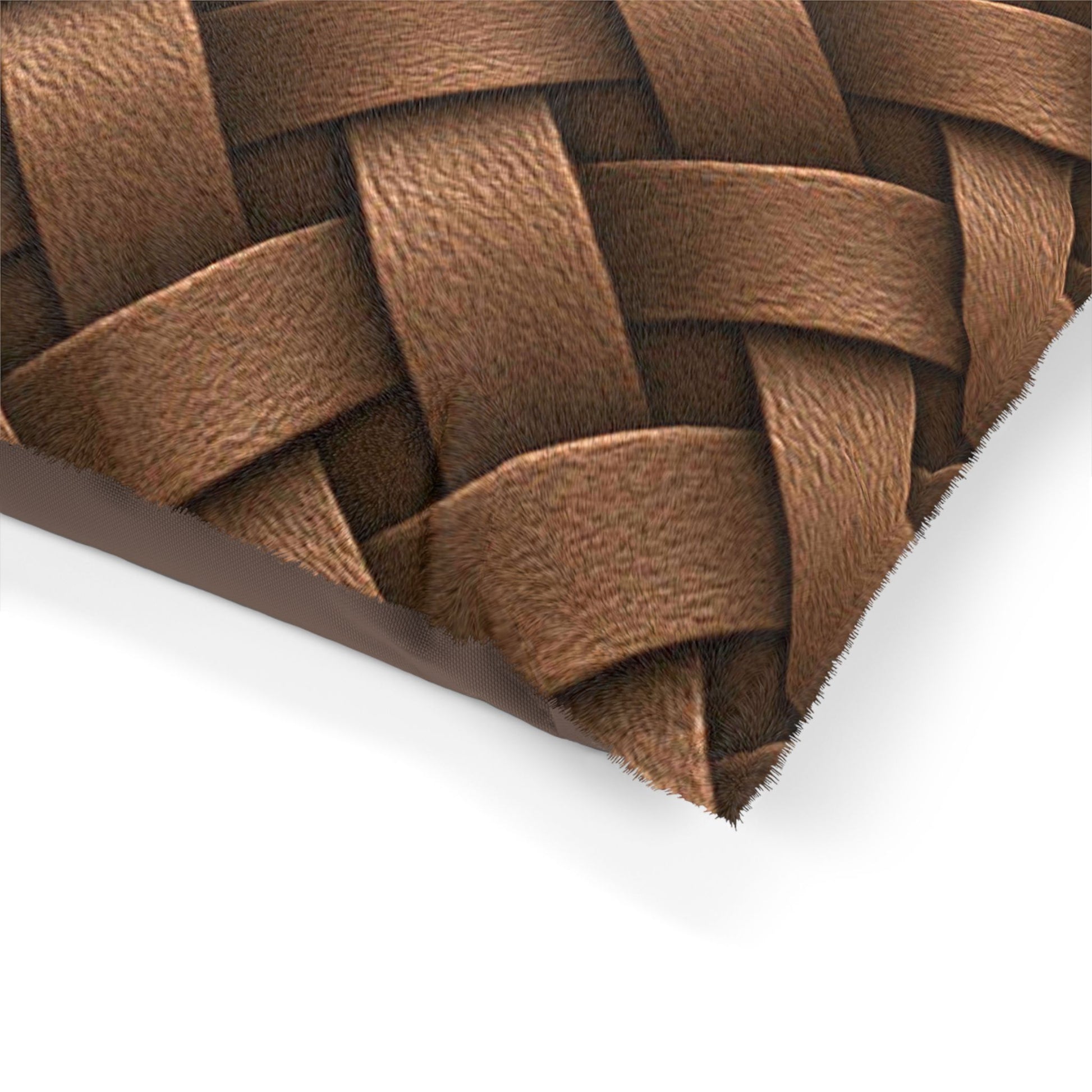 Cozy Pet Bed - Heimtierbett  Brainded Pattern Brown (S/M/L) - WOOVE