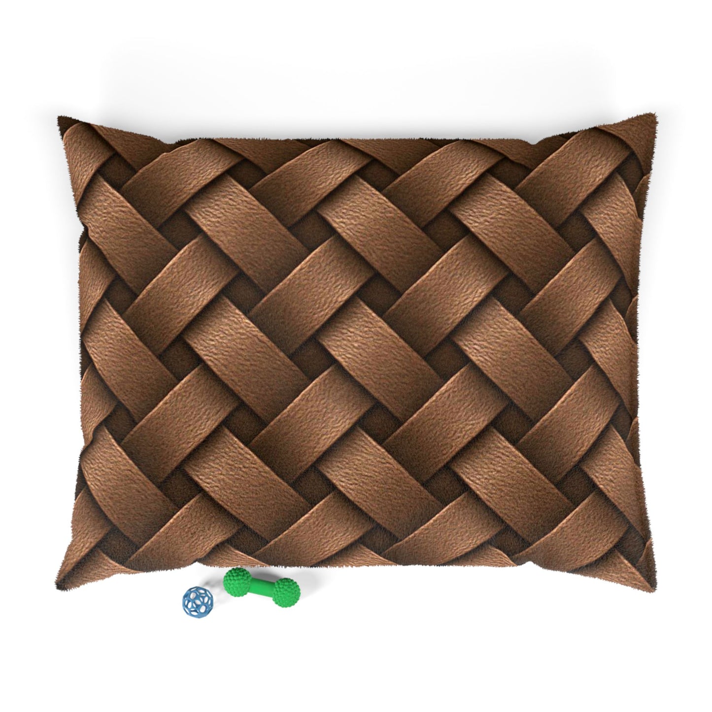 Cozy Pet Bed - Heimtierbett  Brainded Pattern Brown (S/M/L) - WOOVE