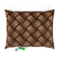 Cozy Pet Bed - Heimtierbett  Brainded Pattern Brown (S/M/L) - WOOVE
