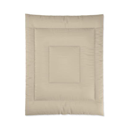 Design Comforter – stilvolle Tagesdecke mit weichem Griff - Light Cappuccino - WOOVE