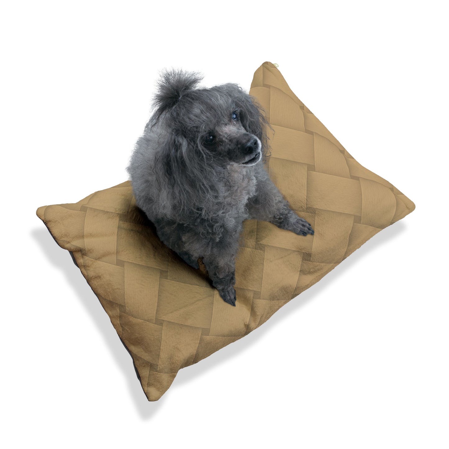 Cozy Pet Bed - Heimtierbett  Brainded Pattern Caramel (S/M/L) - WOOVE