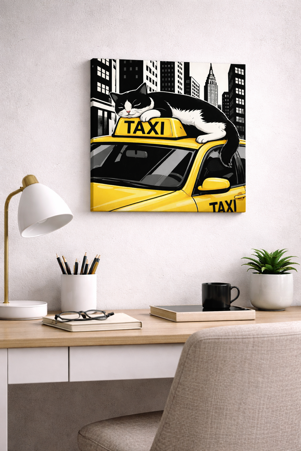 City Cats NYC 03 / Canvas Print