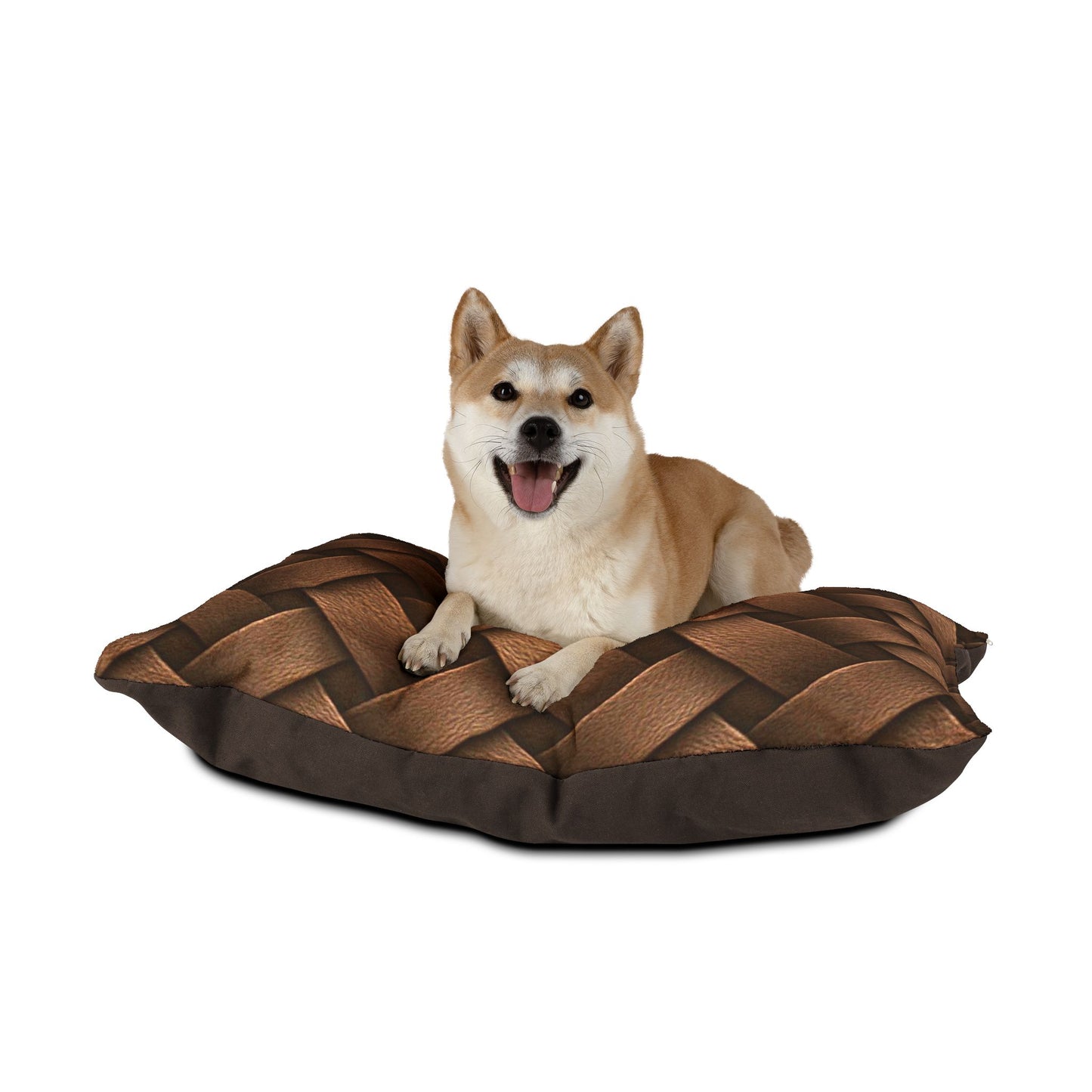 Cozy Pet Bed - Heimtierbett  Brainded Pattern Brown (S/M/L) - WOOVE