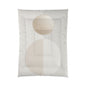 Design Comforter – stilvolle Tagesdecke mit weichem Griff - Cold Gold & Offwhite - WOOVE