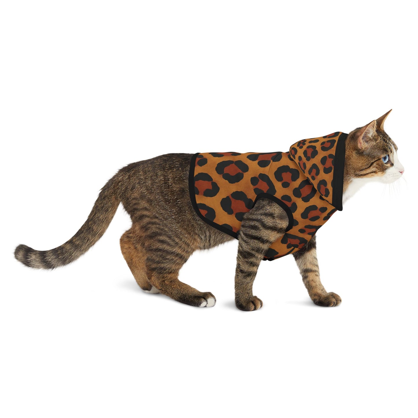 Cozy Pet Outfit Leopard Print Braun (XXS-2XL) - WOOVE