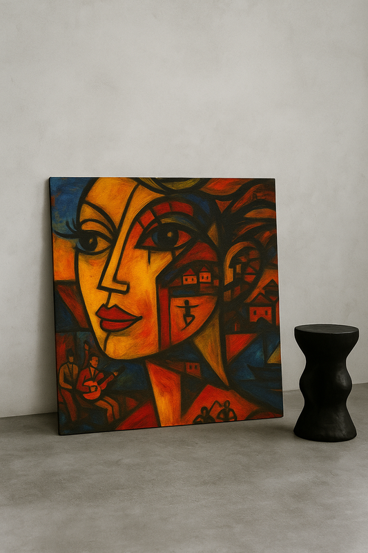 City Muse / Leinwandbild - WOOVE