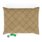 Cozy Pet Bed - Heimtierbett  Brainded Pattern Caramel (S/M/L) - WOOVE