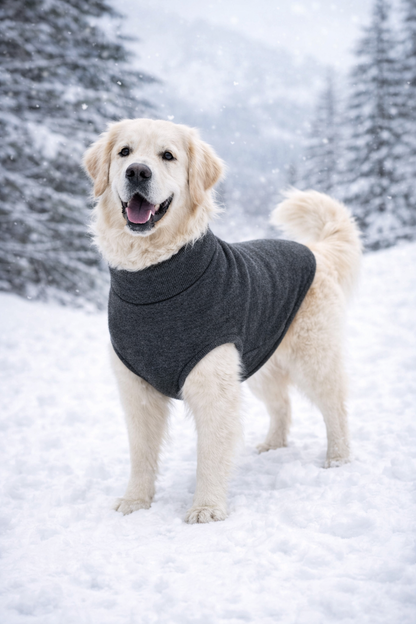 Hunde Strickpulli - Anthrazit / gestrickt, OEKO-TEX®