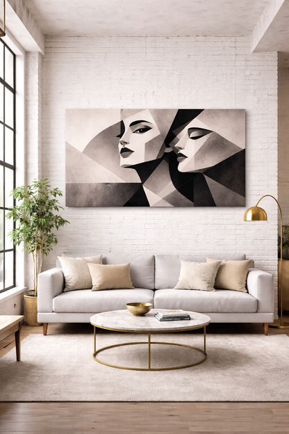 Dual Presence / Canvas Print