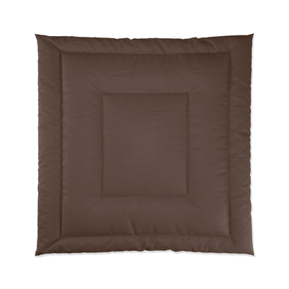 Design Comforter – stilvolle Tagesdecke mit weichem Griff - Chocolate - WOOVE