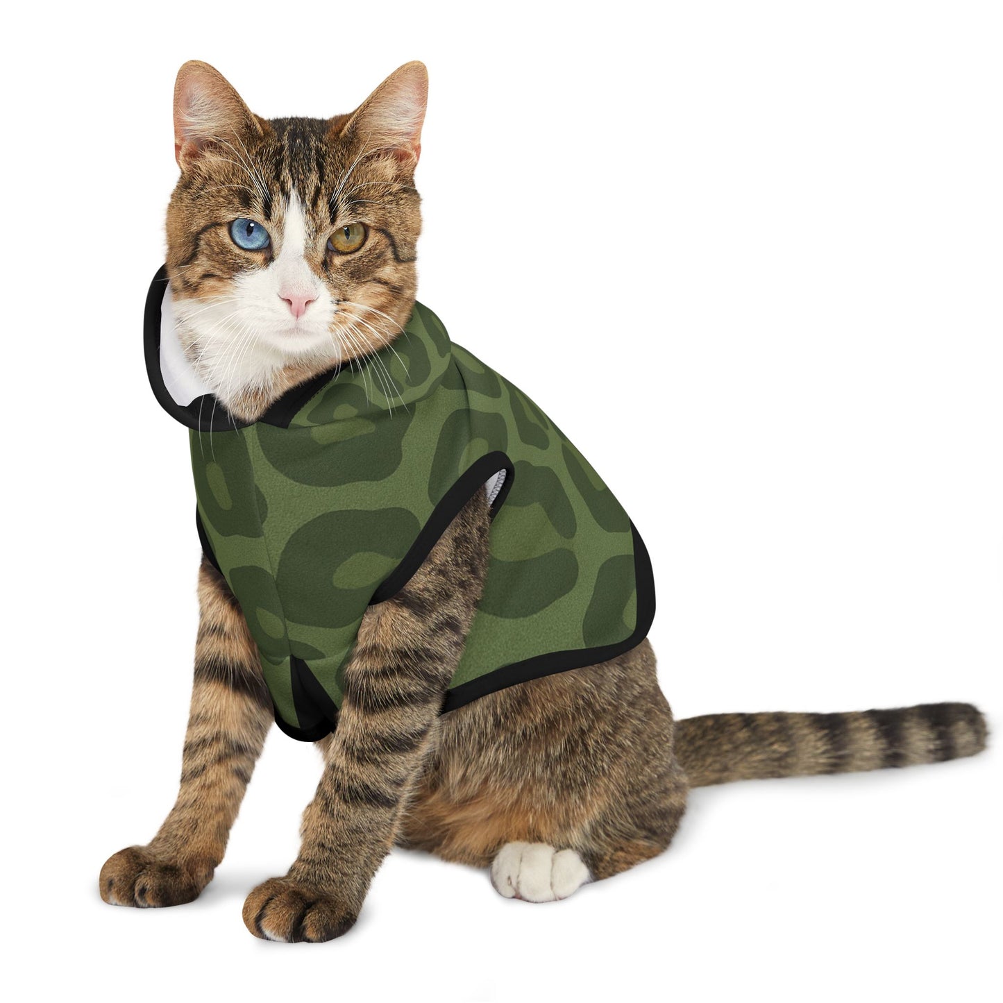 Cozy Pet Outfit Olive Leopard (XXS-2XL) - WOOVE