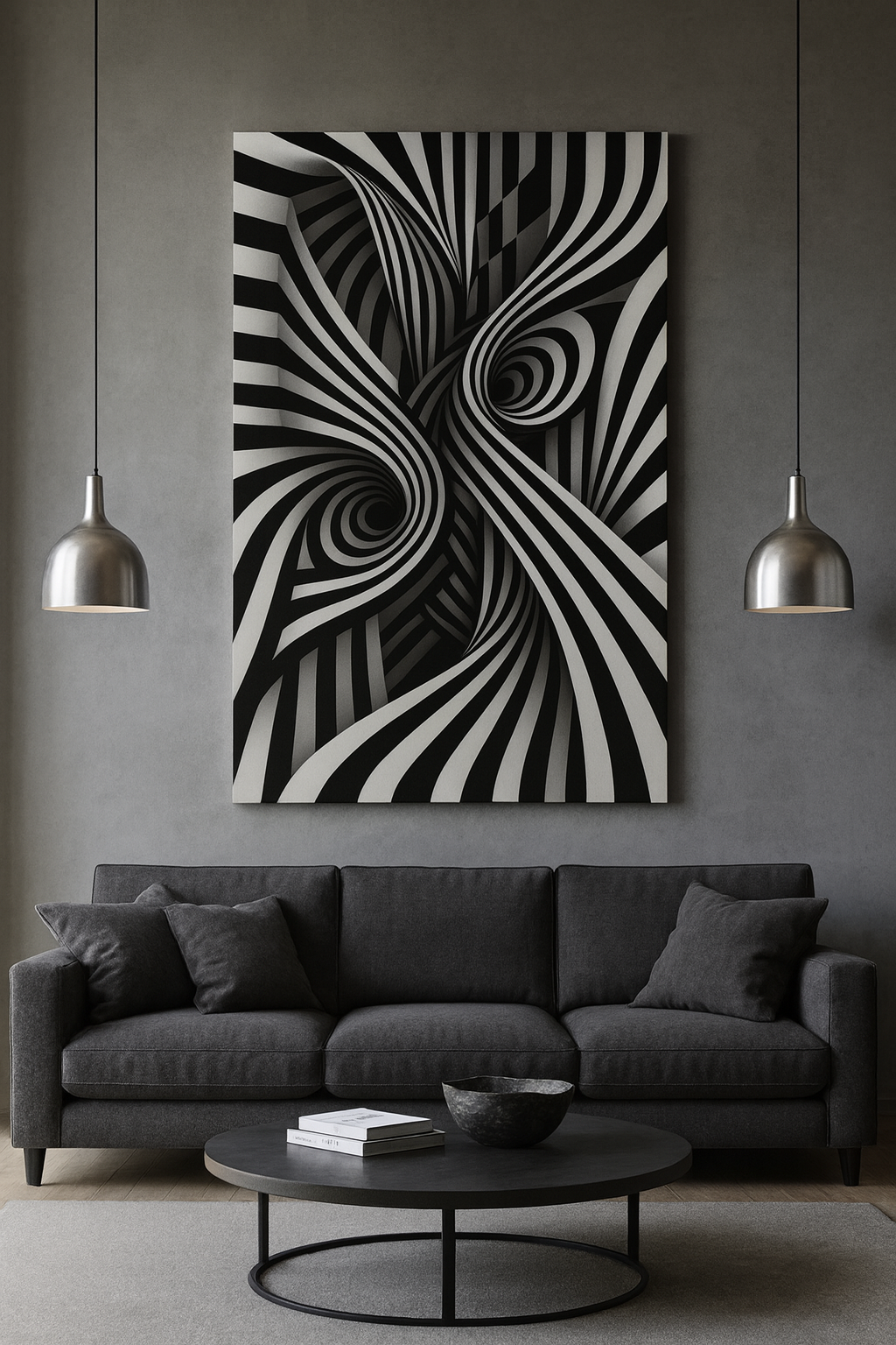 Twist Infinity / Leinwandbild - WOOVE