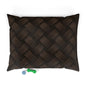 Cozy Pet Bed - Heimtierbett Brainded Pattern Dark Brown (S/M/L) - WOOVE