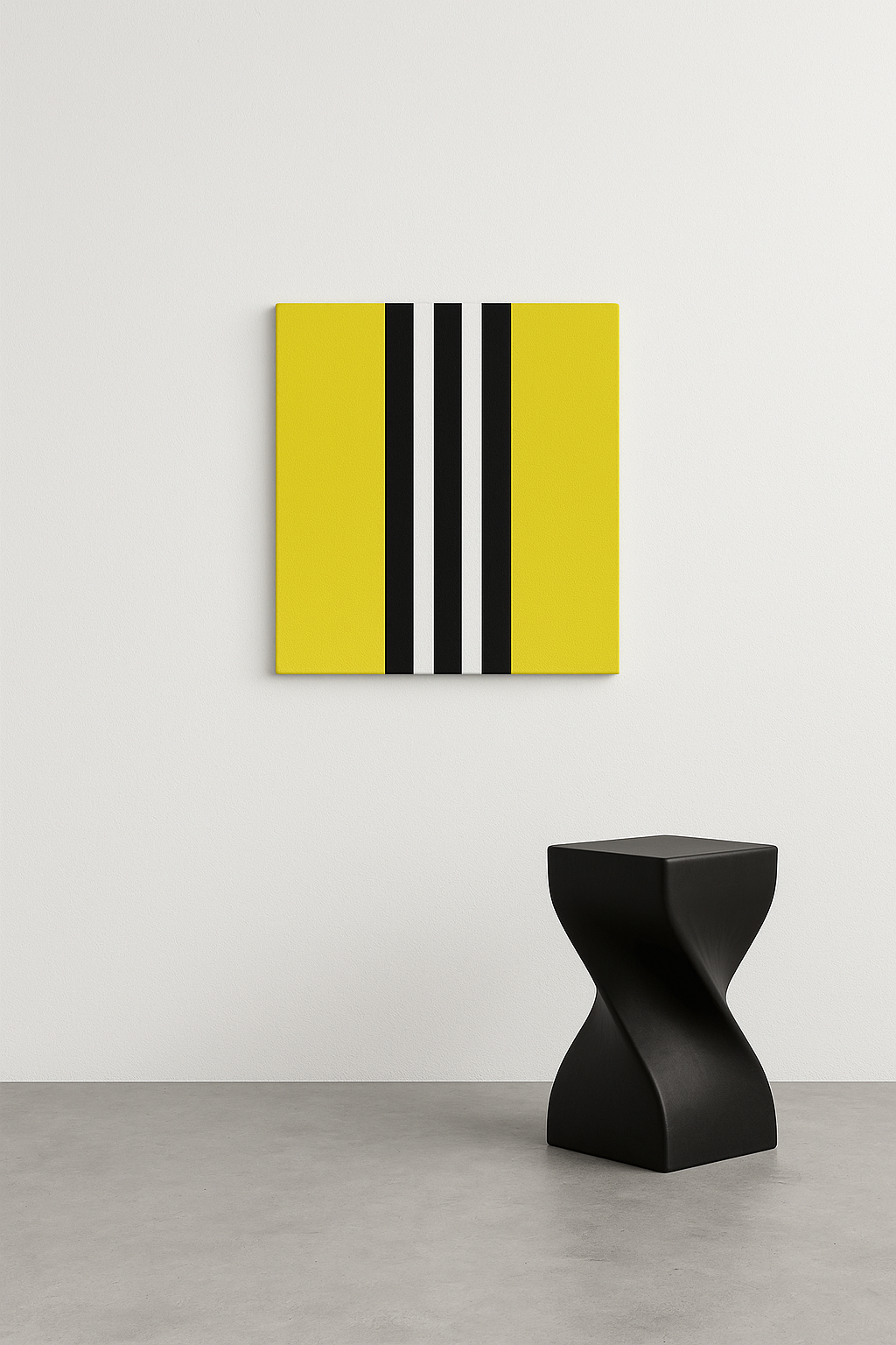 Lemon Lines / Leinwandbild - WOOVE