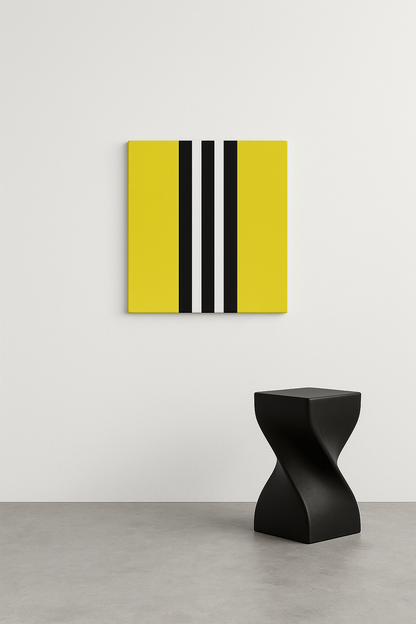 Lemon Lines / Leinwandbild - WOOVE