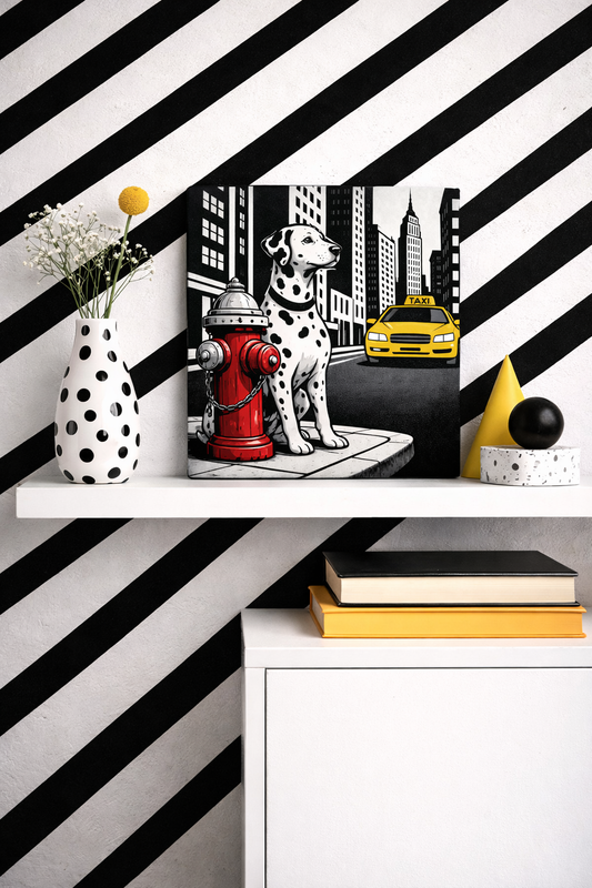 Dalmatian NYC 01 / Leinwandbild