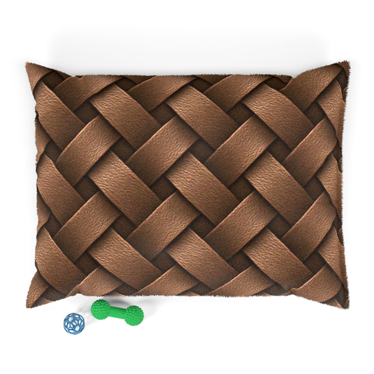 Cozy Pet Bed - Heimtierbett  Brainded Pattern Brown (S/M/L) - WOOVE