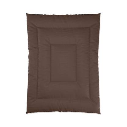 Design Comforter – stilvolle Tagesdecke mit weichem Griff - Chocolate - WOOVE
