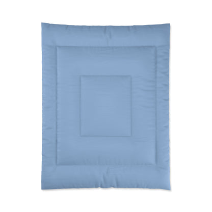 Design Comforter – stilvolle Tagesdecke mit weichem Griff - Dusty Blue - WOOVE