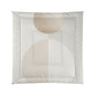 Design Comforter – stilvolle Tagesdecke mit weichem Griff - Cold Gold & Offwhite - WOOVE