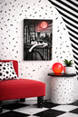 Fire Escape Cat NYC / Mini Canvas Print