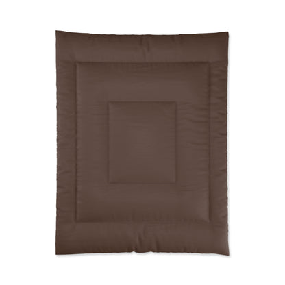 Design Comforter – stilvolle Tagesdecke mit weichem Griff - Chocolate - WOOVE
