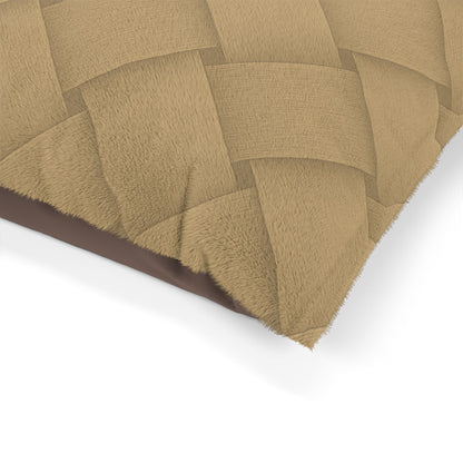 Cozy Pet Bed - Heimtierbett  Brainded Pattern Caramel (S/M/L) - WOOVE