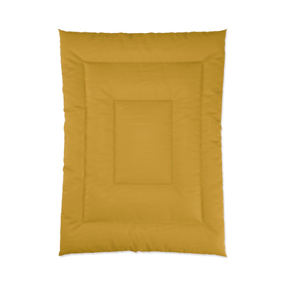 Design Comforter – stilvolle Tagesdecke mit weichem Griff - Mustard Yellow - WOOVE