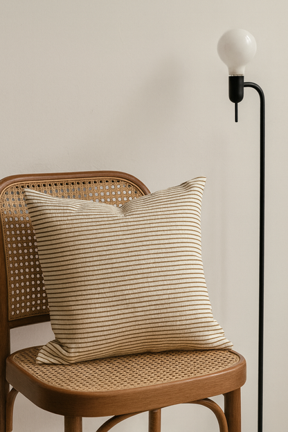 Mono Line 11 / Print-Kissenbezug - WOOVE