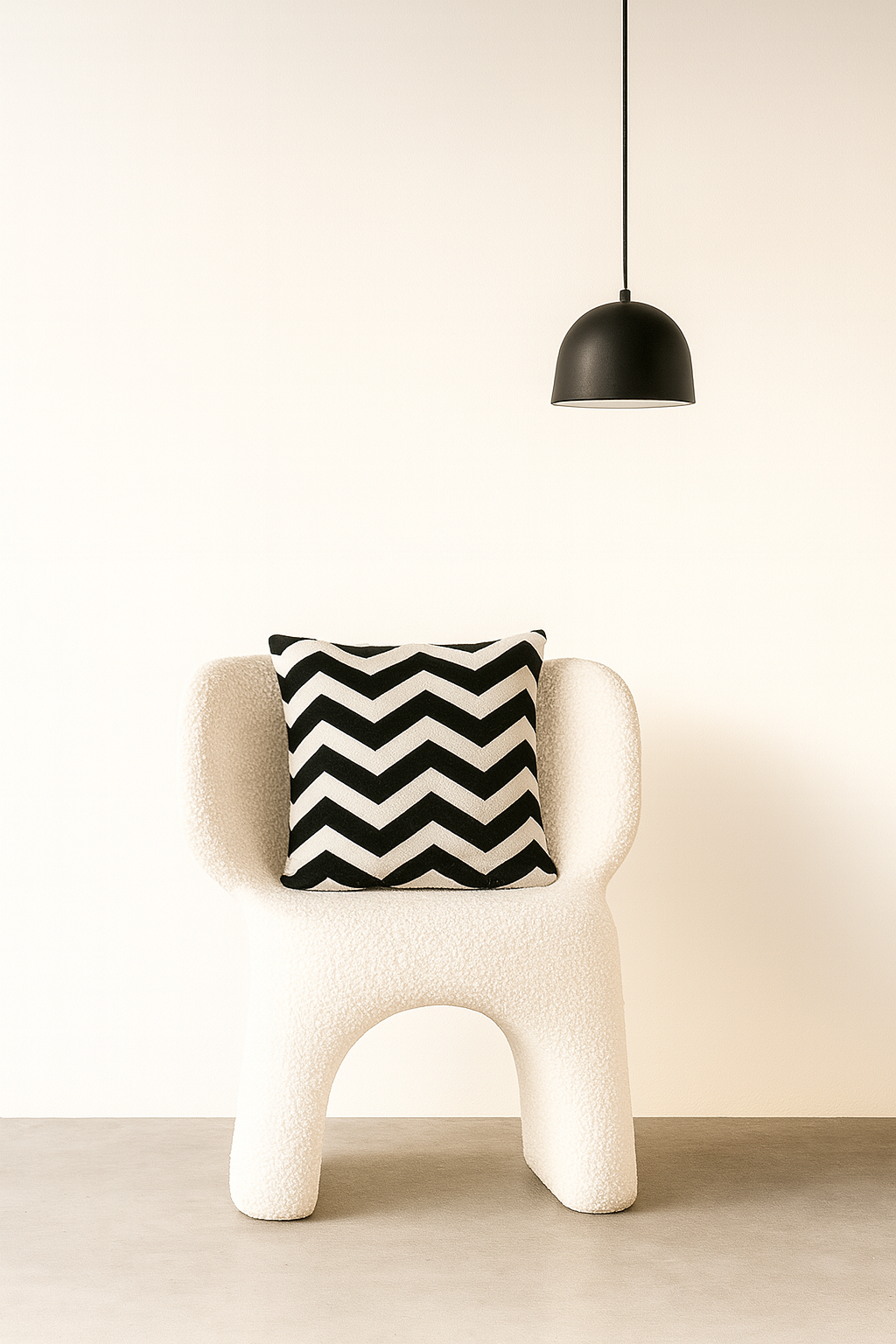 Black & White 5 / Print-Kissenbezug - WOOVE