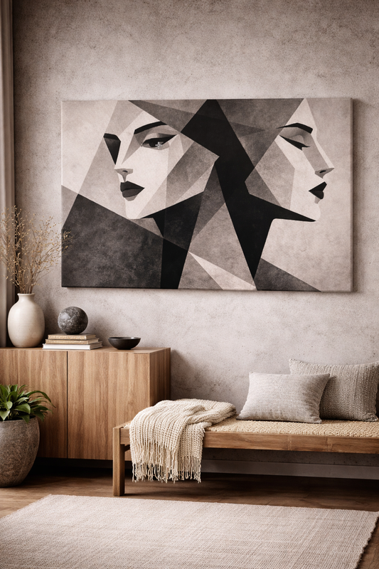 Shadow Embrance / Leinwandbild