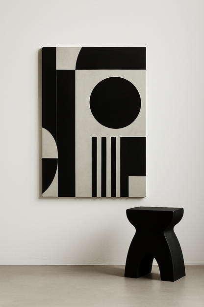 Steps of Stillness No.1 / Leinwandbild - WOOVE