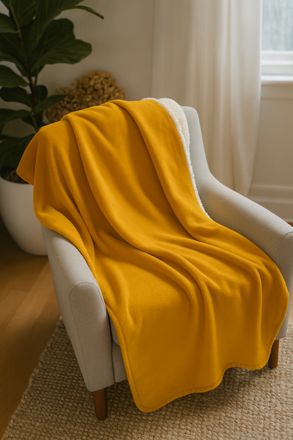 NOA.HOME. Sherpa Decke Curry - WOOVE