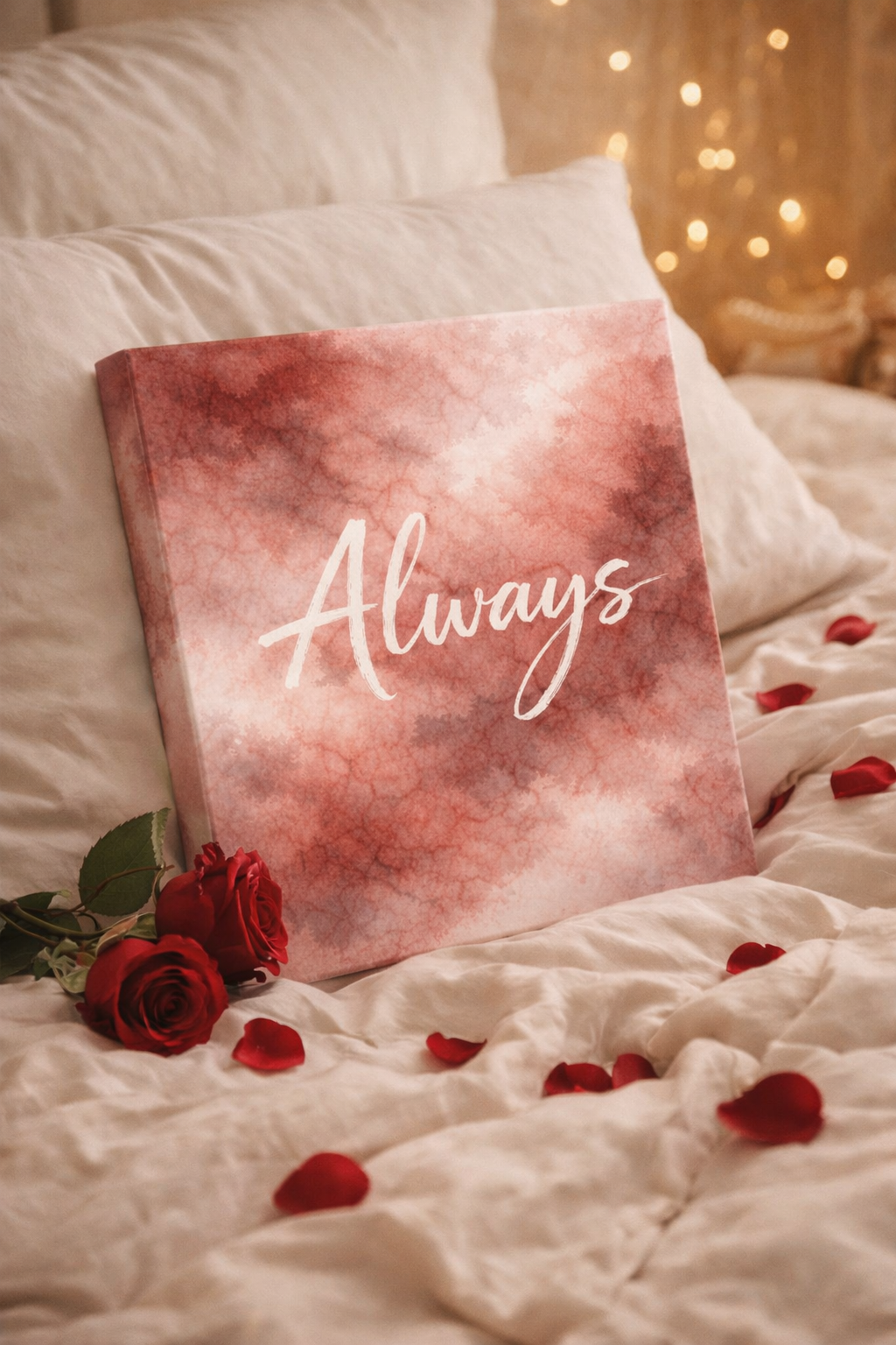 Always Rose / Mini-Leinwand - WOOVE
