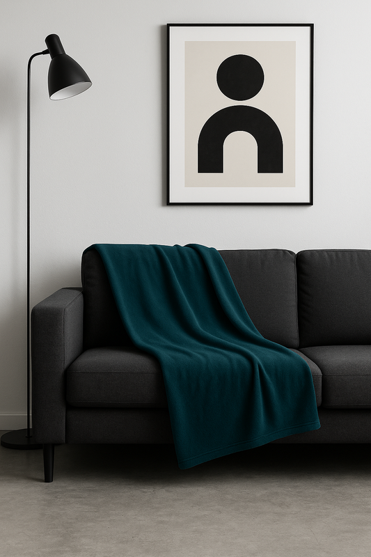 NOA.HOME. Sherpa Decke Petrol - WOOVE